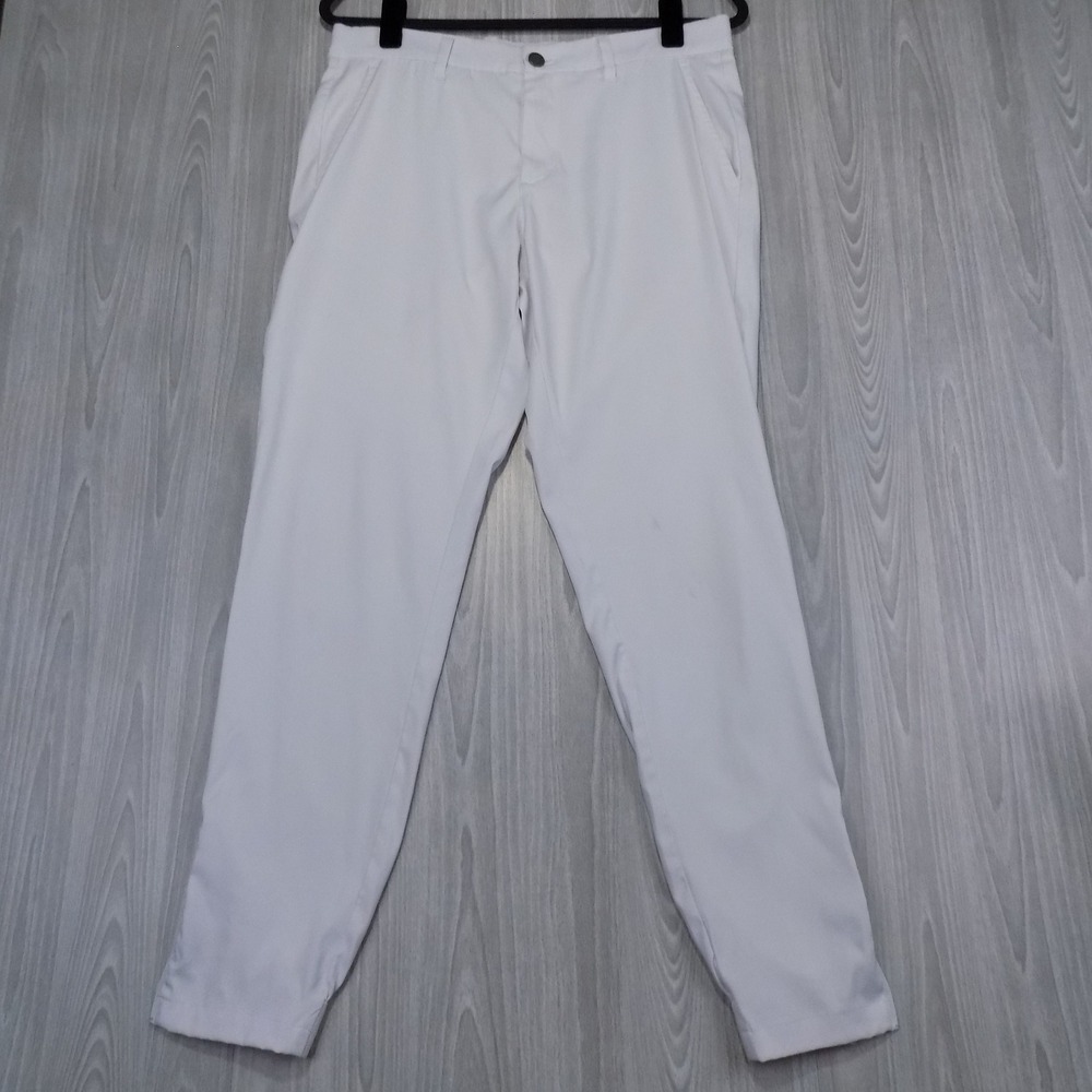 Primo Golf Joggers‎ Mens 33 White Performance Zipper Cuffs EUC